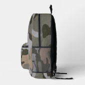 Camouflage legergroene jongensnaam rugzak (Rechts)