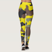 camouflage leggings (Achterkant)