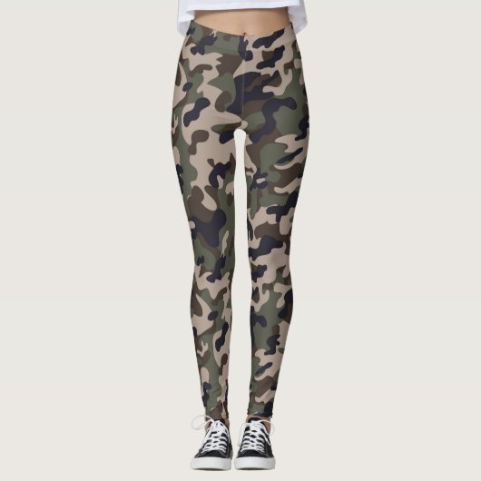 Camouflage Leggings van vrouwen (Voorkant)