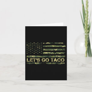 Camouflage Let's Go Taco Betekenis Trump Taco meme Kaart