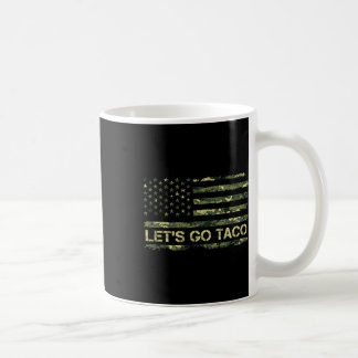 Camouflage Let's Go Taco Betekenis Trump Taco meme Koffiemok