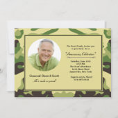 Camouflage Lijst - Foto militaire uitnodiging (Voorkant)