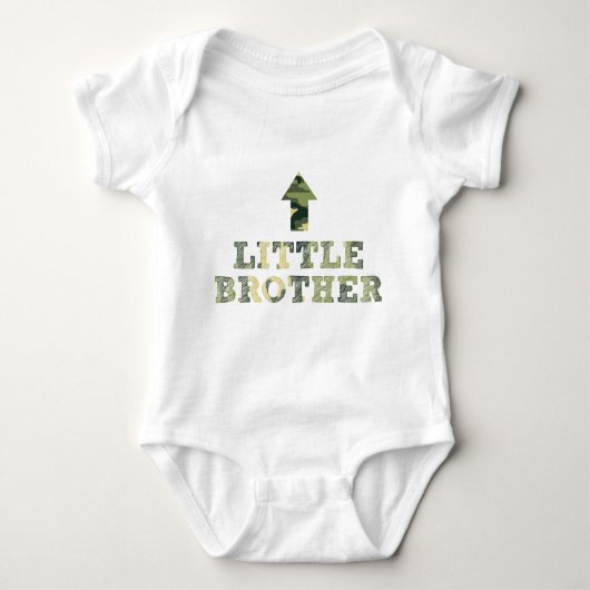Camouflage LITTLE Brother shirt / mod camo ontwerp (Voorkant)