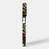 Camouflage Luipaardprint met Monogram Case-Mate iPhone Case (Achterkant / Rechts)