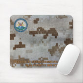 camouflage_marine_desert_06, dscmo_seal_4x4, De... Muismat (Met muis)