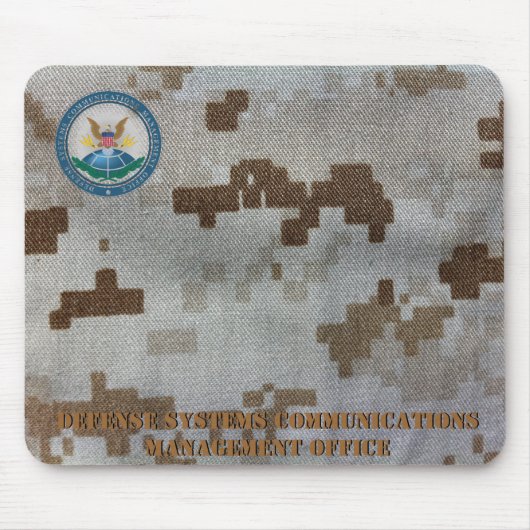 camouflage_marine_desert_06, dscmo_seal_4x4, De... Muismat (Voorkant)