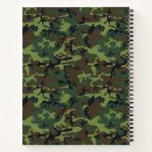 Camouflage Masculine Boy Army Notitieboek (Achterkant)