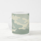 Camouflage Matglas Koffiemok (Voorkant links)