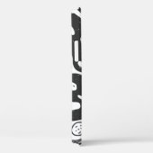camouflage met abstracte doedelstijl, zwart Case-Mate iPhone case (Achterkant / Rechts)