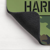 Camouflage met monogram muismat (Hoek)