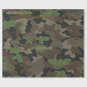 Camouflage Militair geïnspireerd Tactical Outdoor Cadeaupapier (Vlak)