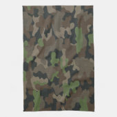 Camouflage Militair geïnspireerd Tactical Outdoor Theedoek (Verticaal)