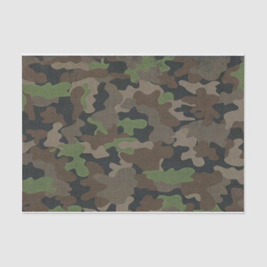 Camouflage Militair geïnspireerd Tactical Outdoor Tissuepapier (Voorkant)