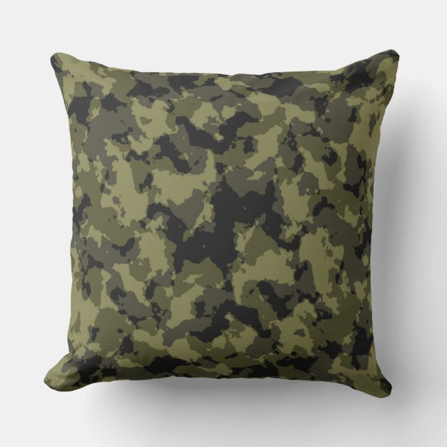 Camouflage militair stijl buitenkussen (Voorkant)