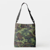 Camouflage militaire imitatie naadloos patroon crossbody tas (Achterkant)