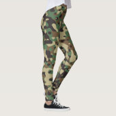 Camouflage Militaire Leger Groen Patroon Leggings (Rechts)