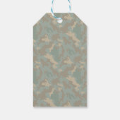 Camouflage Militaire Print Tank Leger Verjaardagsf Cadeaulabel (Achterkant)