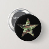 Camouflage Militaire Star Ronde Button 5,7 Cm (Voorkant /achterkant)