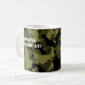 Camouflage militaire stijl koffiecontainer koffiemok (Voorkant links)