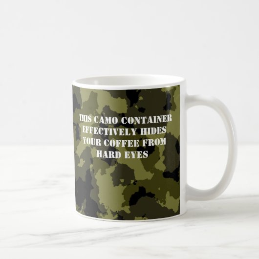 Camouflage militaire stijl koffiecontainer koffiemok (Rechts)