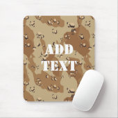 Camouflage militaire woestijn "Chocolate Chip" Muismat (Met muis)