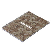 Camouflage militaire woestijn notitieboek (Linkerzijde)