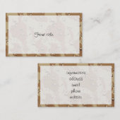 Camouflage militaire woestijn visitekaartje (Voorkant / Achterkant)