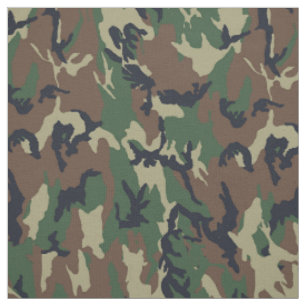 Camouflage Militaire Woodland Stof
