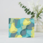 Camouflage, modern, cool, trendy, stedelijke geome briefkaart (Staand voorkant)