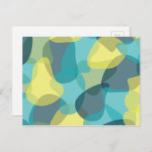 Camouflage, modern, cool, trendy, stedelijke geome briefkaart (Voorkant / Achterkant)