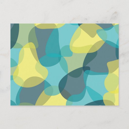 Camouflage, modern, cool, trendy, stedelijke geome briefkaart (Voorkant)
