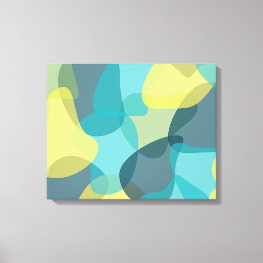 Camouflage, modern, cool, trendy, stedelijke geome canvas afdruk (Voorkant)