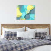 Camouflage, modern, cool, trendy, stedelijke geome canvas afdruk (Insitu (Slaapkamer))