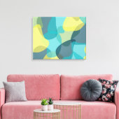 Camouflage, modern, cool, trendy, stedelijke geome canvas afdruk (Insitu (Woonkamer))