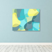 Camouflage, modern, cool, trendy, stedelijke geome canvas afdruk (Insitu (Houten vloer))