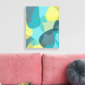 Camouflage, modern, cool, trendy, stedelijke geome canvas afdruk (Insitu (Woonkamer))