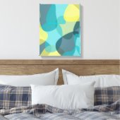 Camouflage, modern, cool, trendy, stedelijke geome canvas afdruk (Insitu (Slaapkamer))