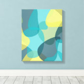 Camouflage, modern, cool, trendy, stedelijke geome canvas afdruk (Insitu (Houten vloer))