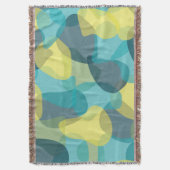 Camouflage, modern, cool, trendy, stedelijke geome deken (Voorkant Verticaal)