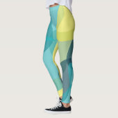 Camouflage, modern, cool, trendy, stedelijke geome leggings (Links)