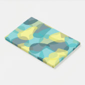 Camouflage, modern, cool, trendy, stedelijke geome post-it® notes (Schuin)