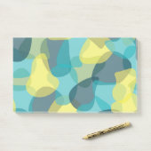 Camouflage, modern, cool, trendy, stedelijke geome post-it® notes (Op bureau)