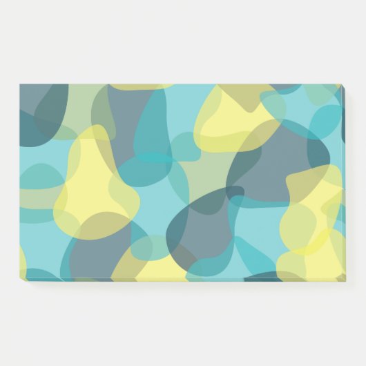 Camouflage, modern, cool, trendy, stedelijke geome post-it® notes (Voorkant)