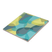 Camouflage, modern, cool, trendy, stedelijke geome tegeltje (Zijkant)