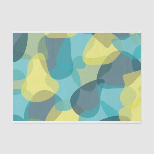 Camouflage, modern, cool, trendy, stedelijke geome tissuepapier (Voorkant)