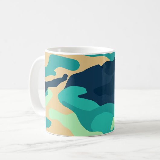 Camouflage-Mok Koffiemok (Voorkant links)