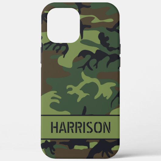 Camouflage Monogram Case-Mate iPhone Case (Achterkant)