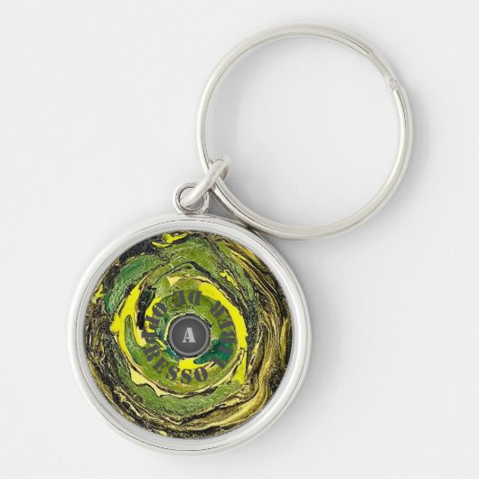 Camouflage Monogram Sleutelhanger (Voorkant)