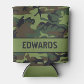 Camouflage Monogrammed Koelbox Blikjeskoeler (Voorkant)