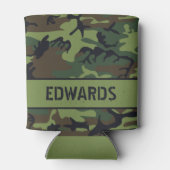 Camouflage Monogrammed Koelbox Blikjeskoeler (Achterkant)